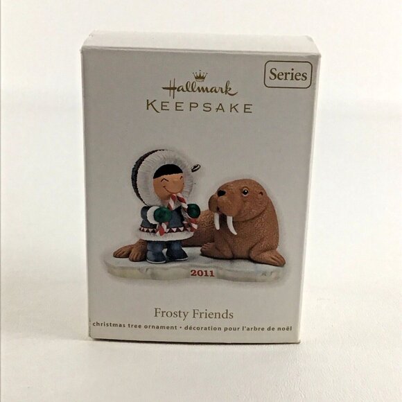 Hallmark Keepsake Christmas Tree Ornament Frosty Friends #32 Walrus Pal New 2011 - Picture 1 of 6